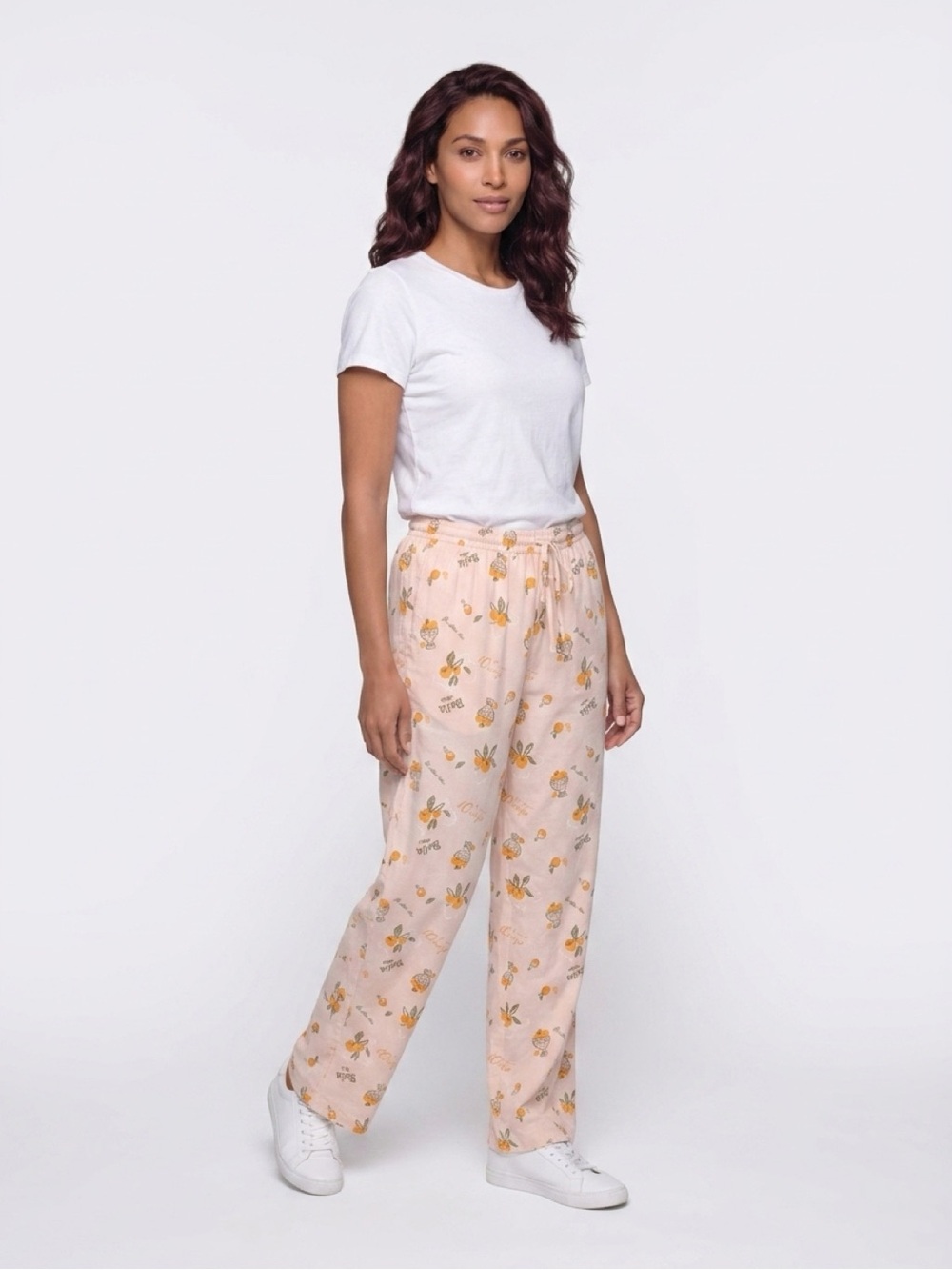 Wild Fable Floral Peach Pull On Pajama Pants Size XXS Lose Fit New